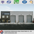 Steel Construction Commercial Building for Office with Garage